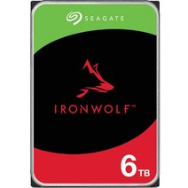 씨게이트 아이언울프 NAS 3.5 SATA HDD, ST6000VN006, 6TB