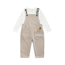 밀크마일 유아용 스마일데이지 오버롤 팬츠