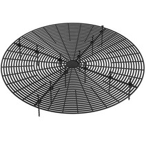 마이데일리 흙 커버 화분 덮개 흙날림 방지 원형 가리개 블랙 대형, 1개