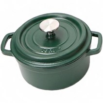 리큅 인덕션 더치오븐 무쇠냄비 LPI-18, 매트그린, 18cm