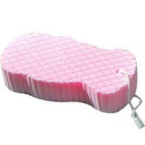 네이누스 저자극 때밀이 매직 스펀지, 핑크, 1개입, 1개