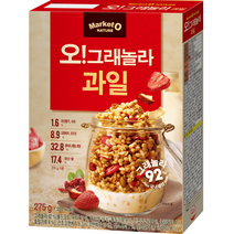 오리온 오 그래놀라 과일, 275g, 2개