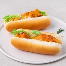 프레시오늘 신선냉장 후라이드 불닭마요 치킨텐더 수제 뉴욕핫도그 2개입, 326g, 1개