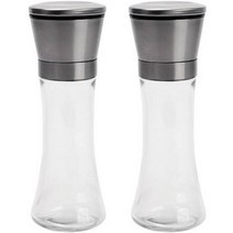 비모던 304 스텐 소금 후추 입자조절 그라인더, 190ml, 2개