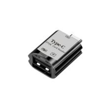 스타리움 OTG C 타입 USB 카드 리더기, 25mm, 블랙, 1개
