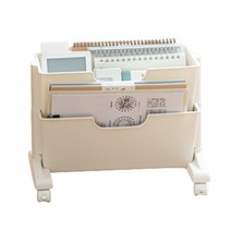 제이밀 심플 이동식 책꽂이 2단, 화이트