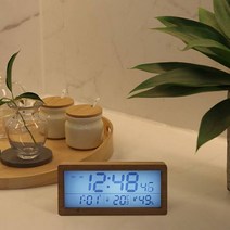 구우스 빈티지 우드 탁상 시계, 월넛