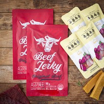 건어물학교 나들이 간편 간식 쇠고기 육포 50g x 2봉 + 고구마 스틱 20g x 4봉 세트, 1세트