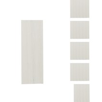DIY 셀프 원목 우드패널 15cm, 브러싱 AN 01 화이트, 136개