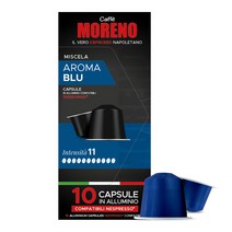 카페모레노 NEW 네스프레소 커피 아로마블루 알루미늄캡슐, 5.5g, 10개