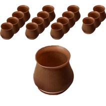마리포레 펠트 실리콘 의자 발커버, 브라운, 16개