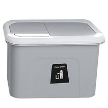 비스토어 가정용 음식물 쓰레기통 싱크대 걸이형, 그레이