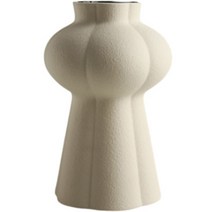 앤써 모던 세라믹 화병 오브제 B타입, 아이보리