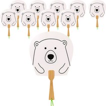 민화샵 평부채 입문형 SDPPP003, 곰(SDPPP0036), 10개