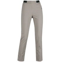 럭스골프 여성용 체크 밴딩 스판 골프바지 YD3S204