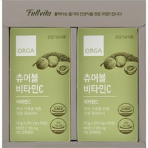 ORGA 츄어블 비타민C 72g, 2개
