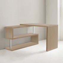 파란들 웜넬 와이드 데스크 테이블 책상 + 책장 1200 세트 방문설치, 메이플