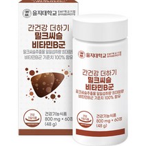 을지대학교 간건강 더하기 밀크씨슬 비타민B군 48g, 60정, 1개