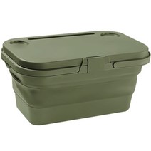 히키스 아웃도어 캠핑 바구니 FREE 470mm, 카키, 1단