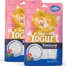 캣템 고양이 산양유 요거트 동결건조 간식 14p, 사슴, 28g, 2개