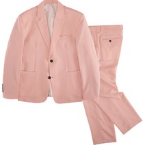 디엘크리 남성용 포시즌 에센셜 캐주얼 스판 정장세트