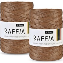 니뜨 라피아 뜨개실 40g, 425 월넛브라운, 2개