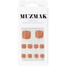 뮤즈마크 리유저블 페디팁, 파스텔 브라운, 1개