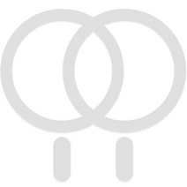 요거 맥세이프 스티커 자석 플레이트 링 2매입, 화이트, 1개