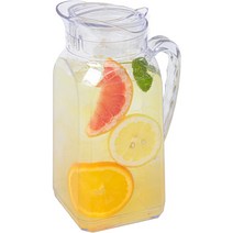 꾸밈 테이블 냉장고 물병, 투명, 1.8L