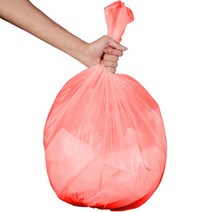 스완 주방 쓰레기봉투 레드 90 x 110 cm, 100L, 100개