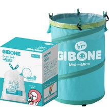 기본에 끈이 있어 편리한 재활용봉투 50L 60p + 팝업 멀티 바스켓 세트, 1세트