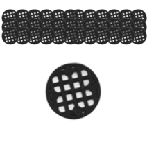 후니마켓 그린피티 원형 화분 깔망 블랙 3cm x 2mm, 100개