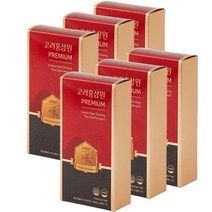 풍기인삼유통 고려홍삼원 6년근 프리미엄 홍삼스틱 90p, 15포, 6개