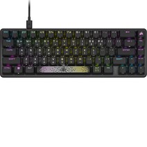 커세어 K65 RGB PRO MINI OPX 광적축 게이밍 기계식 유선 키보드, 블랙, 텐키리스