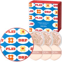 에이지투웨니스 드롭드롭드롭2 케이스 + 뉴오리지널 리필 3p 세트, 레드(케이스), 21호 핑크라떼(팩트), 1세트