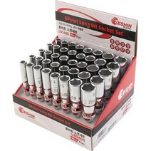 세신버팔로 롱비트소켓 40종 세트 LBS40S C1126651, 1세트