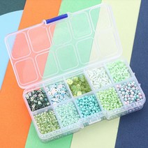 알로데 색상별 팔찌 반지 만들기 DIY 비즈 공예 ONE SIZE, NO 12, 1개