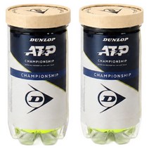 던롭 ATP 챔피언쉽 시합구 2p, 옐로우, 2개