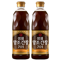 샘표 양조 간장 701, 860ml, 2개 상품 사진