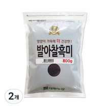 대한농산 국산 발아찰흑미, 2개, 800g