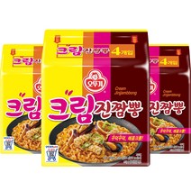 오뚜기 크림진짬뽕, 130g, 12개