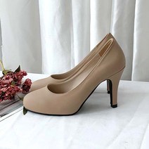 리엥브 라운드 토 가보시 펌프스