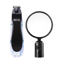 보카스 회전 확대경 발톱깎이 TNC-3020ML, 블랙, 1개