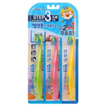 뽀로로 3단계 유아칫솔, 랜덤발송, 1개, 3개입