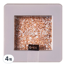 미샤 글리터 프리즘 아이섀도 2g, 키튼 프리즘, 4개