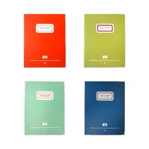 아이비스 80 포켓앨범 4종 세트 SP08920, 레드, 민트, 파랑, 녹색