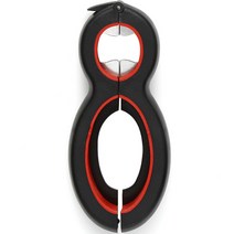 해피제이 6in1 파워 만능 오프너, 1개, 블랙