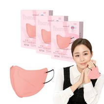 아이바나리 에어 황사방역용 마스크 MS KF94, INDY PINK, 3개, 10개입