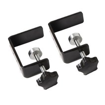 타공판닷컴 타공판용 책상거치대 2p 세트, 1세트, 블랙