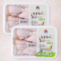 사조원 동물복지 인증 1등급 닭다리 (냉장), 300g, 2개